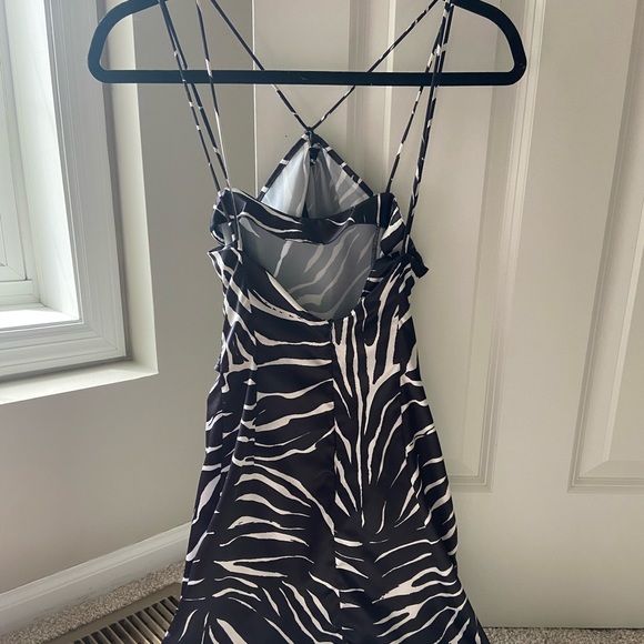 Zara Zebra Mini Dress - Picture 4 of 4